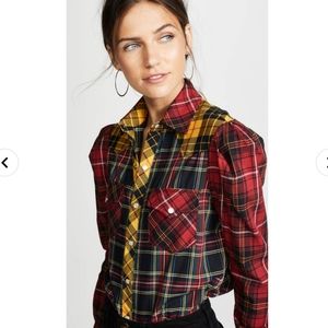 Revolve x Petersyn | NWT Aldrich Plaid Button Down - Tartan, Size M
